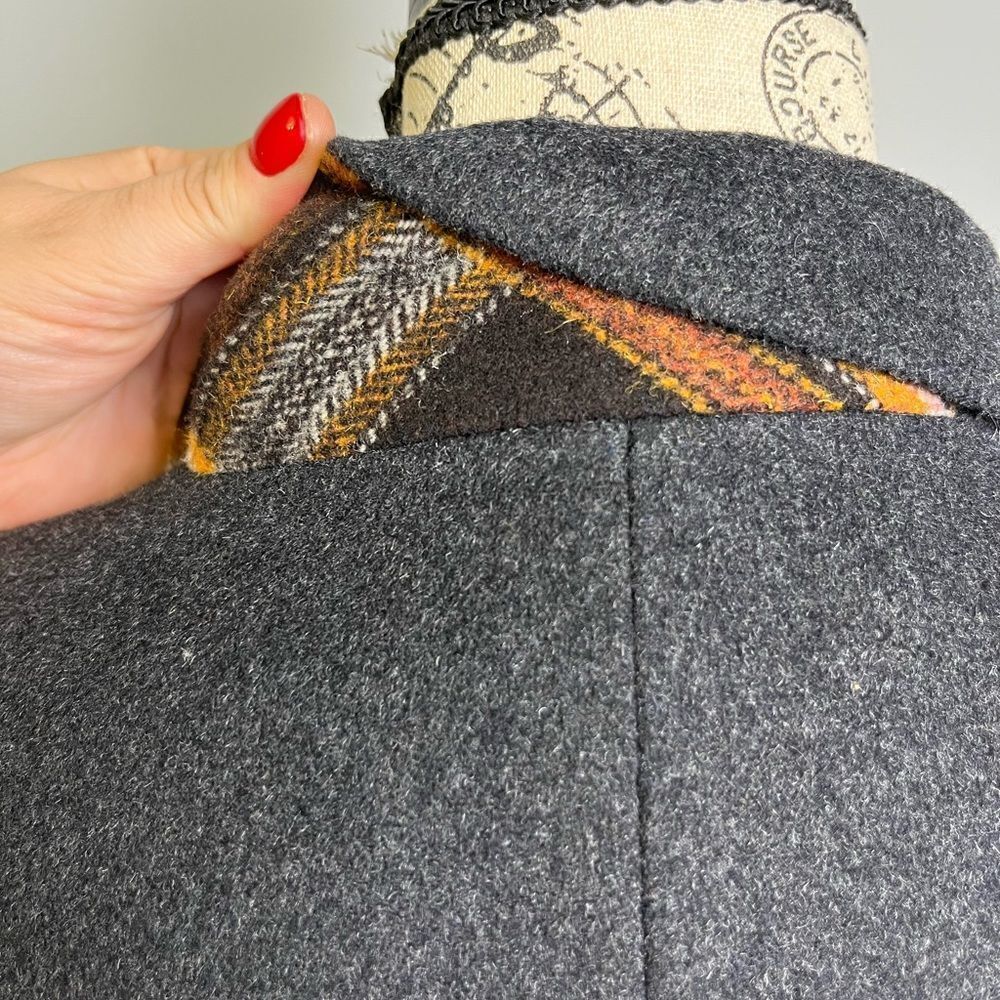 Scotch&soda single-breasted mid-length wool blend coat New Size M - Picture 8 of 15